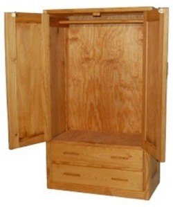 Double Wardrobe with Drawers